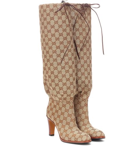 gucci boots women knee-high|Gucci knee high boots price.